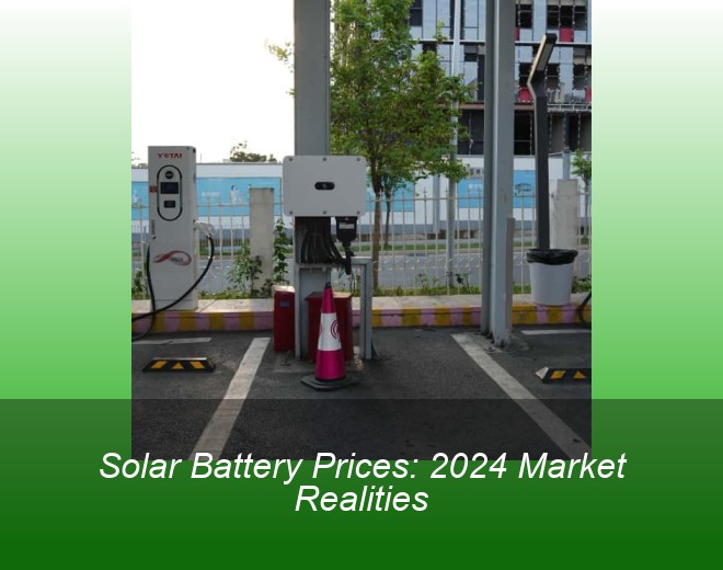Solar Battery Prices: 2024 Market Realities